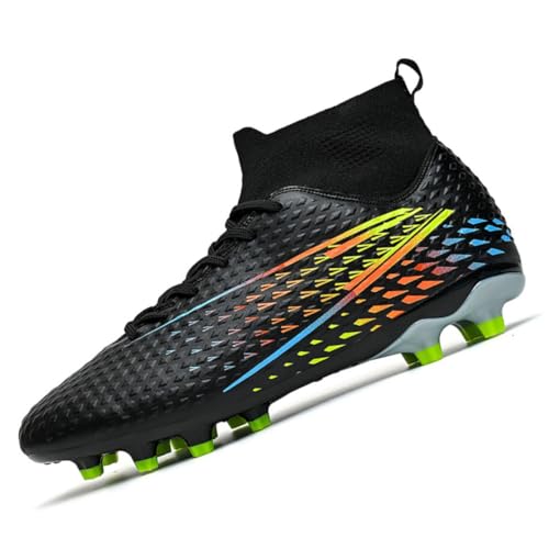 Xinghuanhua Herren Fußballschuhe Kinder High Top Kunstrasen Fussballschuhe Jugendliche Athletics Hallenschuhe Trainingsschuhe Outdoor Sport Football Schuhe von Xinghuanhua