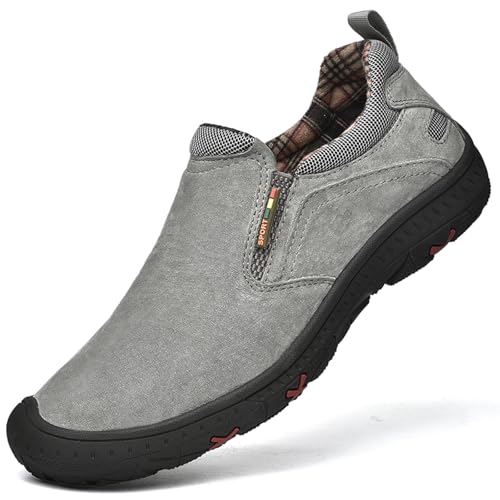 Xinghuanhua Herren Handgefertigte Schuhe Leder Outdoorschuhe Mode Komfort Wanderschuhe Klassische Qualität Freizeitschuhe EU38-48 von Xinghuanhua