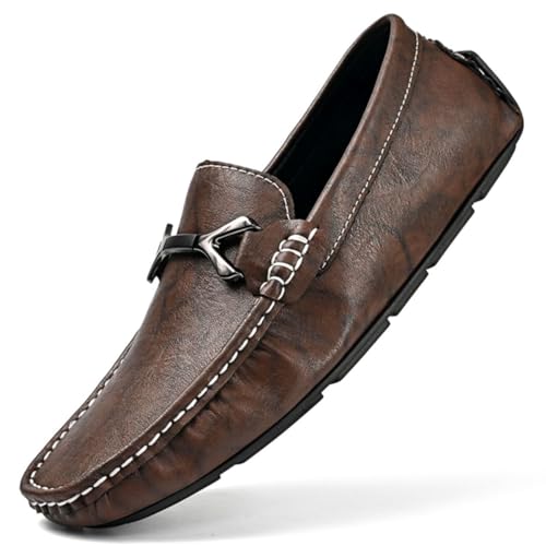 Xinghuanhua Herren Klassisch Mokassin Fahrende Schuhe Flache Hausschuhe Penny Loafers Weich Komfort Boot Schuhe Xinghuanhua Herren Klassisch Mokassin Fahrende Schuhe Flache Hausschuhe Penny Loafers Weich Komfort Boot Schuhe von Xinghuanhua