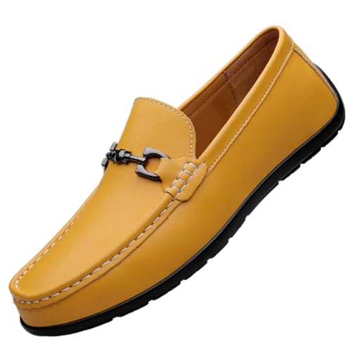 Xinghuanhua Herren Klassisch Mokassin Fahrende Schuhe Flache Hausschuhe Penny Loafers Weich Komfort Boot Schuhe von Xinghuanhua