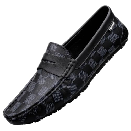 Xinghuanhua Herren Klassisch Mokassin Fahrende Schuhe Flache Hausschuhe Penny Loafers Weich Komfort Boot Schuhe von Xinghuanhua