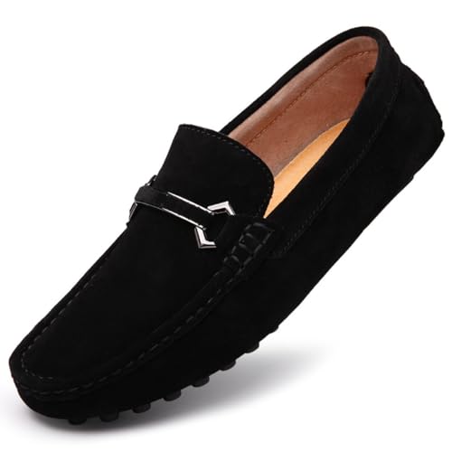 Xinghuanhua Herren Klassisch Mokassin Fahrende Schuhe Flache Hausschuhe Penny Loafers Weich Komfort Boot Schuhe von Xinghuanhua