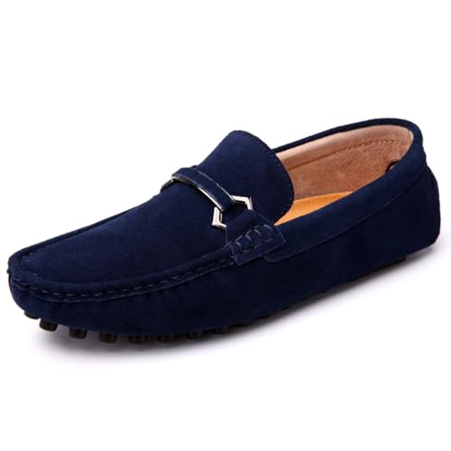 Xinghuanhua Herren Klassisch Mokassin Fahrende Schuhe Flache Hausschuhe Penny Loafers Weich Komfort Boot Schuhe von Xinghuanhua