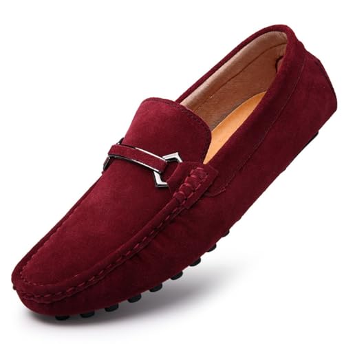 Xinghuanhua Herren Klassisch Mokassin Fahrende Schuhe Flache Hausschuhe Penny Loafers Weich Komfort Boot Schuhe von Xinghuanhua
