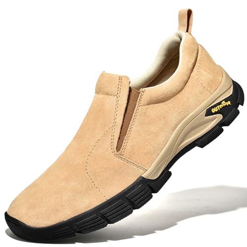 Xinghuanhua Herren Leder Walkingschuhe Wanderschuhe Outdoor Traillaufschuhe rutschfeste Trekkingschuhe Mode Freizeitschuhe 38-48 von Xinghuanhua