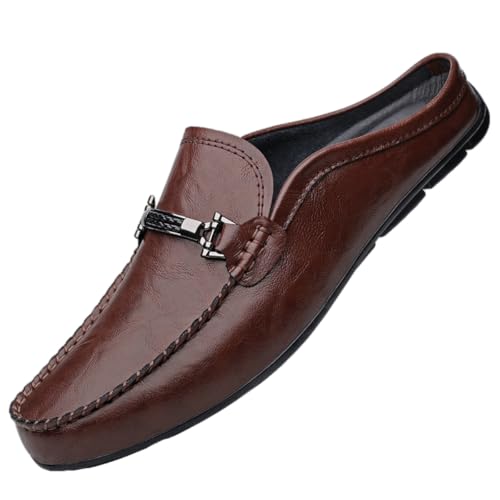 Xinghuanhua Herren Loafer Leder Flach Atmungsaktive Loafer Bequeme Fahrschuhe Hausschuhe Xinghuanhua Herren Loafer Leder Flach Atmungsaktive Loafer Bequeme Fahrschuhe Hausschuhe von Xinghuanhua