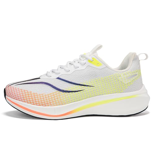 Xinghuanhua Herren Professionelle Laufschuhe Sportschuhe Carbon Platte Turnschuhe Atmungsaktive Bequemer Sneaker Leichtgewichts Outdoor Fitness EU39-46 von Xinghuanhua