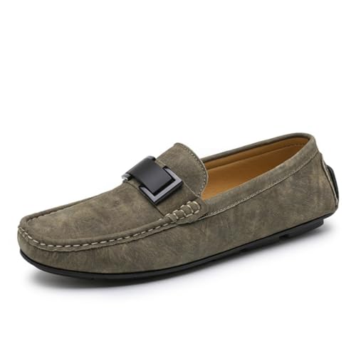 Xinghuanhua Herren atmungsaktive Mokassins Fahrschuhe Freizeitschuhe Flache Schuhe von Xinghuanhua