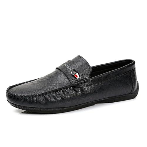 Xinghuanhua Herrenmode Mokassins Hausschuhe Elegante Schnalle Low Top Schuhe Bequeme Wildleder Fahrschuhe Xinghuanhua Herrenmode Mokassins Hausschuhe Elegante Schnalle Low Top Schuhe Bequeme Wildleder Fahrschuhe von Xinghuanhua