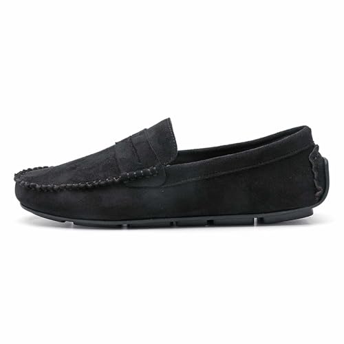 Xinghuanhua Herrenmode Mokassins Hausschuhe Elegante Schnalle Low Top Schuhe Bequeme Wildleder Fahrschuhe Xinghuanhua Herrenmode Mokassins Hausschuhe Elegante Schnalle Low Top Schuhe Bequeme Wildleder Fahrschuhe von Xinghuanhua