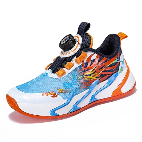 Xinghuanhua Kinder Sneaker Laufschuhe Jungen Mädchen Sportschuhe Drachemotiv Tigermotiv Turnschuhe Bequem Atmungsaktiv Leicht Outdoor Sport Freizeit Schuhe Joggingschuhe EU29-39 von Xinghuanhua