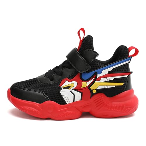 Xinghuanhua Laufschuhe Kinder 2024 Turnschuhe Jungen Mädchen Leicht Klettverschluss Sportschuhe Atmungsaktiv Mesh Sneakers Freizeit Schuhe 28-39 von Xinghuanhua