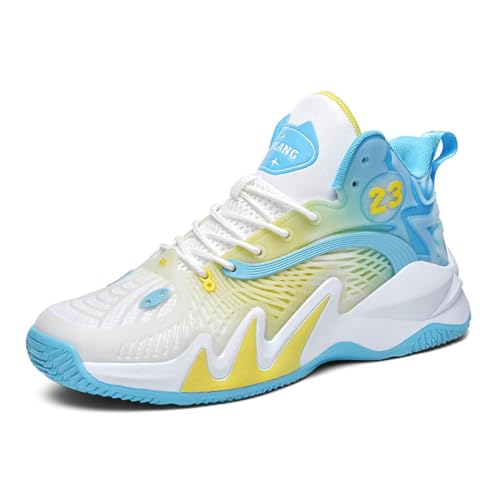 Xinghuanhua Mode Laufschuhe Outdoor Laufschuhe Basketballschuhe Herren High Top Basketballschuhe Indoor Sportschuhe High Top Transportschuhe rutschfest von Xinghuanhua