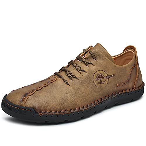 Xinghuanhua Mokassins Slipper Herren Fahren Schuhe Leicht Leder Loafers Slip on Handgefertigt Weich Flache Freizeit Schuhe Halbschuhe Xinghuanhua Mokassins Slipper Herren Fahren Schuhe Leicht Leder Loafers Slip on Handgefertigt Weich Flache Freizeit Schuhe Halbschuhe von Xinghuanhua