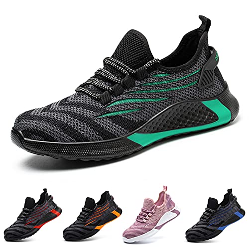 Xinghuanhua Sicherheitsschuhe Herren Damen S3 Sportlich rutschfeste Arbeitsschuhe mit Stahlkappe Leichtgewich Breathable Schuhe von Xinghuanhua