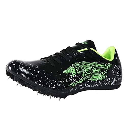 Xinghuanhua Unisex-Leichtathletikschuhe Spikes Leichtathletik 8 Nägel rutschfeste Jugendsportschuhe Mit Spikes und Sprint Herren Kinder und Damen von Xinghuanhua