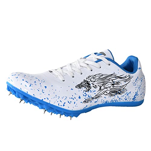 Xinghuanhua Unisex-Leichtathletikschuhe Spikes Leichtathletik 8 Nägel rutschfeste Jugendsportschuhe Mit Spikes und Sprint Herren Kinder und Damen von Xinghuanhua