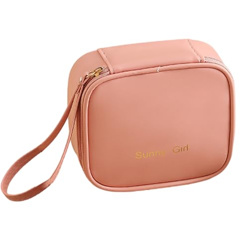 Aufbewahrungstasche für Damenbinden – tragbare PU-Leder-Reißverschlusstasche, diskrete Halterung, Menstruationspad-Hülle für Geldbörse mit sicherem Verschluss, Perioden-Organizer für Teenager-Mädchen von Xinhuju