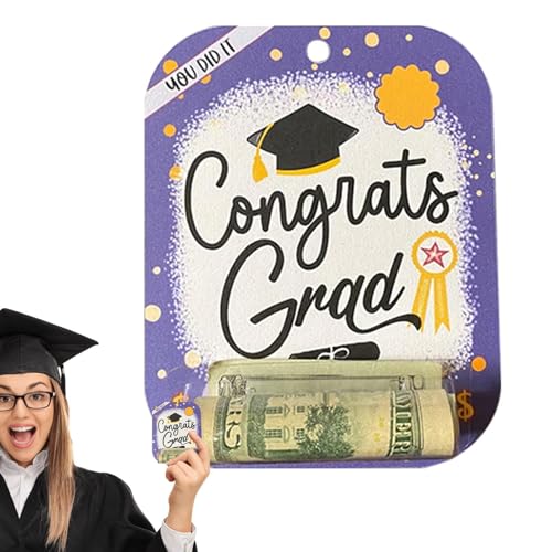 Graduationskartenhalter, Abschlusskartenhalter – Graduation Geld Geldbörse aus Acryl | Grad Money Clip, Graduation Money Wallet, Graduation Money Clip für Grad, Cam, Geben Sie C ein, Se référer au von Xinhuju