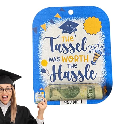 Graduationskartenhalter, Abschlusskartenhalter – Graduation Geld Geldbörse aus Acryl | Grad Money Clip, Graduation Money Wallet, Graduation Money Clip für Grad, Cam, Typ E, Se référer au descriptif, von Xinhuju