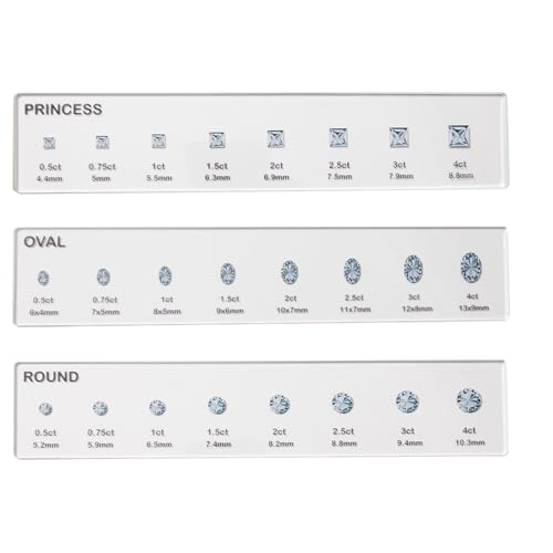 Handumfangsindikator - Steineinstellungszubehör, Anhaltungsanpassungslineal | Transparente Polymer -Referenzplatte, professionelle Kalibrierungsskala für Moderinge, Eheringe, Jubiläum Handumfangsindikator - Steineinstellungszubehör, Anhaltungsanpassungslineal | Transparente Polymer -Referenzplatte, professionelle Kalibrierungsskala für Moderinge, Eheringe, Jubiläum von Xinhuju
