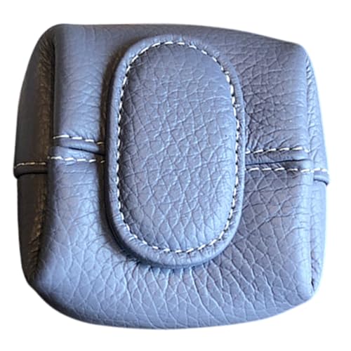 Kleine Geldbörse, Aufbewahrungstasche aus Kunstleder mit Schnalle, kleine Geldbörse für Münzen, Schlüssel, Kopfhörer, Lippenstift, dunkelviolett, Se référer au descriptif, Siehe Beschreibung von Xinhuju