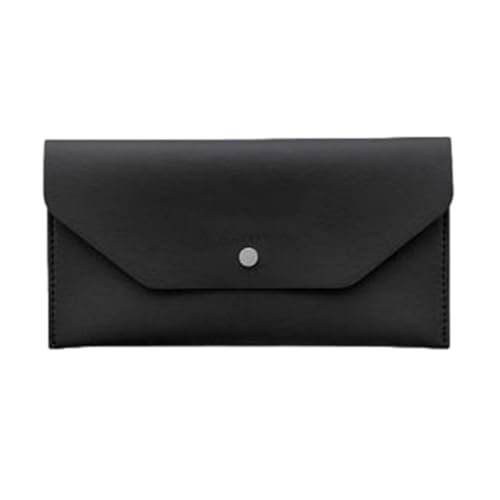 Lange Geldbörse für Männer | Multifunktionale Geldbörse aus Slim Pu Slim Leder, beeindrucken Sie Ihre Lieben mit diesem raffinierten und signierten E-Notant für Männer, Schwarz , Se référer au von Xinhuju