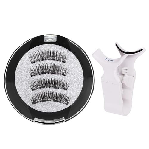 Magnetische Wimpern – Wiederverwendbare Wimpern, falsche Wimpern für Frauen | Natürliche magnetische falsche Wimpern Sets mit Applikator, magnetische Wimpern-Applikationswerkzeuge für Frauen für eine von Xinhuju