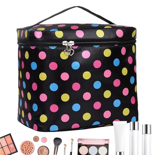 Make -up -Organizer -Set - Kosmetische Verschluss Locker -Beutel, Tour -Aufbewahrungstasche | Schönheitskit Mit Großer Kapazität Mit Kammer Und Separatoren, Quadratgriffspunkt Für Bad, Koffer, Waschti von Xinhuju