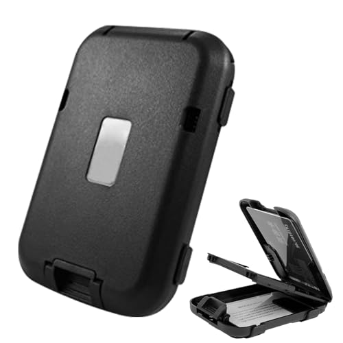 RFID-blockierender Kreditkartenhalter, RFID-Kartenhalter, wasserdichter RFID-blockierender Kartenhalter aus Aluminium | Taschensicherheitszubehör gegen Datendiebstahl für den täglichen Gebrauch, Pende RFID-blockierender Kreditkartenhalter, RFID-Kartenhalter, wasserdichter RFID-blockierender Kartenhalter aus Aluminium | Taschensicherheitszubehör gegen Datendiebstahl für den täglichen Gebrauch, Pende von Xinhuju