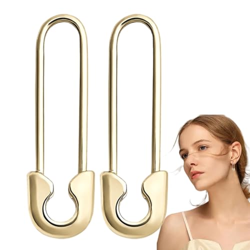 Sicherheitsnadel-Ohrringe, Posaunen-Ohrringe aus Metall | Sicherheits-Pin zum Aufhängen, modisch., Se référer au descriptif, Metall, Siehe Beschreibung Sicherheitsnadel-Ohrringe, Posaunen-Ohrringe aus Metall | Sicherheits-Pin zum Aufhängen, modisch., Se référer au descriptif, Metall, Siehe Beschreibung von Xinhuju
