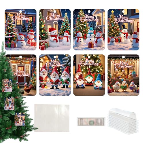 Weihnachts-Geldhalter für Bargeld, Weihnachts-Geldkarten | Tier-Geldklammer für Bargeld | 5,12 x 3,94 Zoll große Geldkarten, lustige Weihnachtsdekorationen für Türen, Veranden, Zäune Weihnachts-Geldhalter für Bargeld, Weihnachts-Geldkarten | Tier-Geldklammer für Bargeld | 5,12 x 3,94 Zoll große Geldkarten, lustige Weihnachtsdekorationen für Türen, Veranden, Zäune von Xinhuju