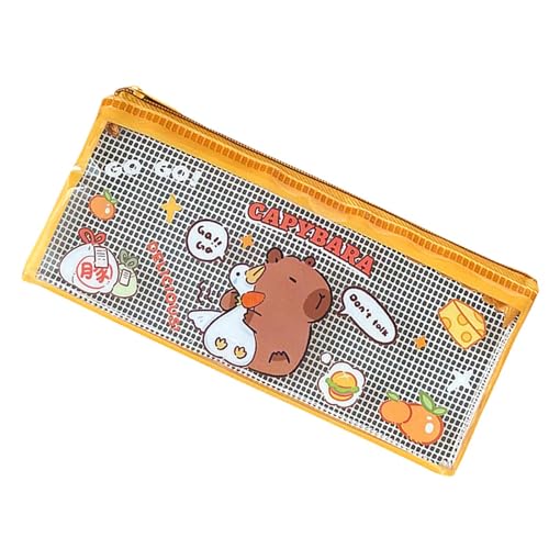 Xinhuju Capybara Bleistifttasche - süße Bleistifttasche, praktischer Aufbewahrung | Leichte und tragbare Stifte, Originale Bleistiftbox für Schreibtisch, Schule und tägliche Verwendung von Xinhuju