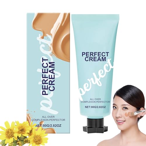 Supreme Cream Body Perfector, Hydrating Full Coverage Concealer, Waterproof Transfer-Resistant Skin Tint,Evens Skin Toneand Light Foundation (1 Stück, 80G) von Xiniear