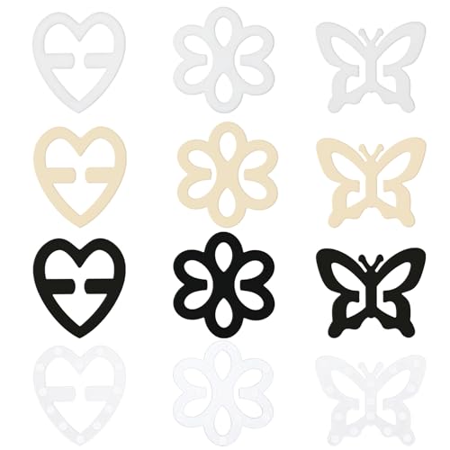 12 Stück Bh Träger Clip Bh Klammer Rücken Clips Damen Anti-Rutsch-Schnalle Halterung Rücken für Fitnesssport Racerback Verhindern Schultergurte Rutschen von Xinjoduz