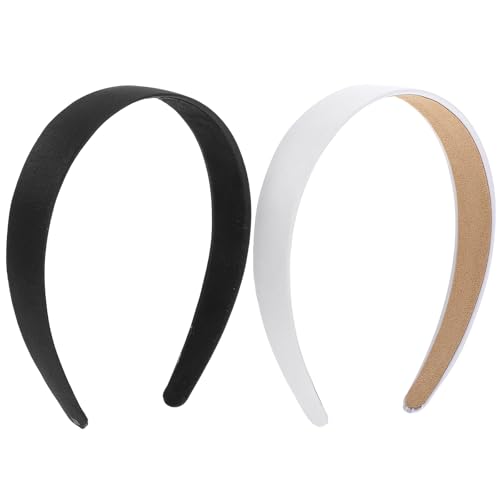 Haarreifen Damen 2 Stück Satin Haarreifen Breit Hartes Kopfband Solides Haarreifen Schwarze Modisches Haarreifen Schwarze Stirnband Gepolstertes Stirnbänder Modisches Hartes Kopfband Rutschfest Haarreifen Damen 2 Stück Satin Haarreifen Breit Hartes Kopfband Solides Haarreifen Schwarze Modisches Haarreifen Schwarze Stirnband Gepolstertes Stirnbänder Modisches Hartes Kopfband Rutschfest von Xinjoduz