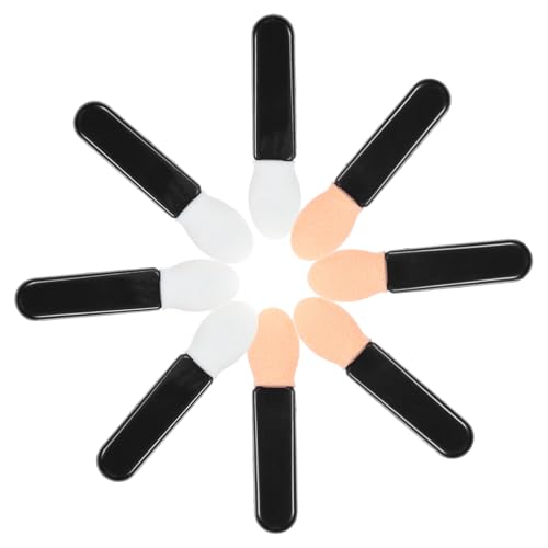 150 Stück Make-up-Werkzeuge Schwarz Lidschatten Applikator Lidschatten Pinsel Wiederverwendbarer Kleine Lidschattenpinsel Doppelseitig Pinselset für Damen von Xinjoduz