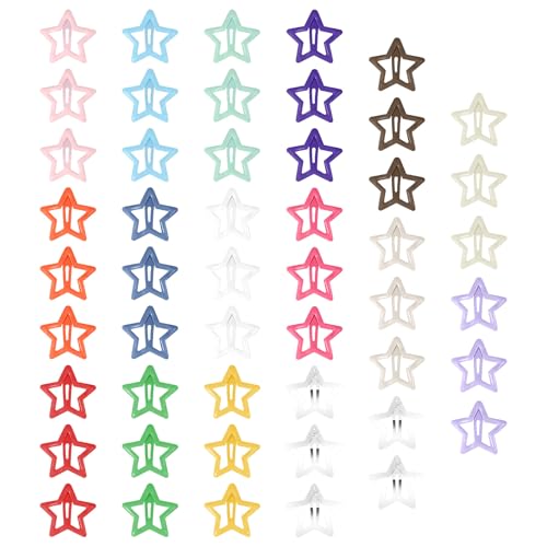 Xindojuz Haarspangen mit Sternen, 3 cm, Metall, rutschfeste Haarspangen und Haarspangen, niedliches Y2K-Haar-Accessoire für Mädchen und Frauen, 2000er Jahre, glitzernde, bunte Kawaii-Haarspangen, 50 Xindojuz Haarspangen mit Sternen, 3 cm, Metall, rutschfeste Haarspangen und Haarspangen, niedliches Y2K-Haar-Accessoire für Mädchen und Frauen, 2000er Jahre, glitzernde, bunte Kawaii-Haarspangen, 50 von Xinjoduz
