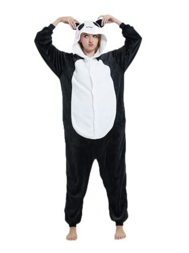 Einhorn Pyjamas Kigurumi Tierkostüm Jumpsuit Schlafanzug Unisex Erwachsene Cosplay Halloween Karneval Onesies Kostüm faschingskostüme Damen Herren von Xinlong