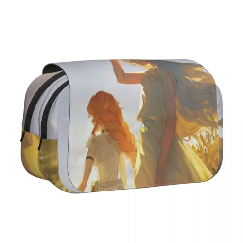 Xinnice Anime Federmäppchen Frieren Pencil Case Fern Merch Federmappe Mädchen Anime Mäppchen Junge von Xinnice