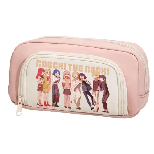 Xinnice Anime Federmäppchen Goto Hitori Merch Pen Case Kita Ikuyo Figur Back to School Anime Pencil Case Federmappe Jungen von Xinnice