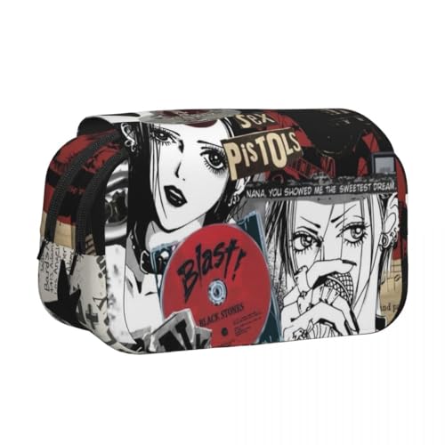 Xinnice Anime Federmappe Osaki Nana Figur Pen Case Komatsu Nana Merch Back to School Anime Pencil Case Federmäppchen Jungen von Xinnice