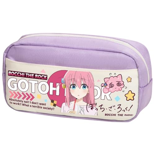 Xinnice Anime Goto Hitori Merch Federmäppchen Kita Ikuyo Figur Back to School Anime Pencil Case Federmappe Jungen von Xinnice