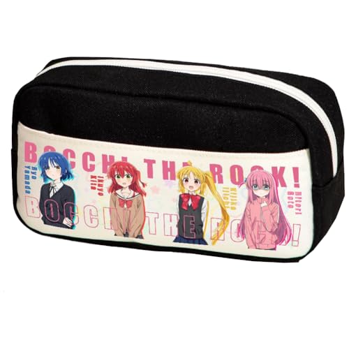 Xinnice Anime Goto Hitori Merch Federmäppchen Kita Ikuyo Figur Back to School Anime Pencil Case Federmappe Jungen von Xinnice