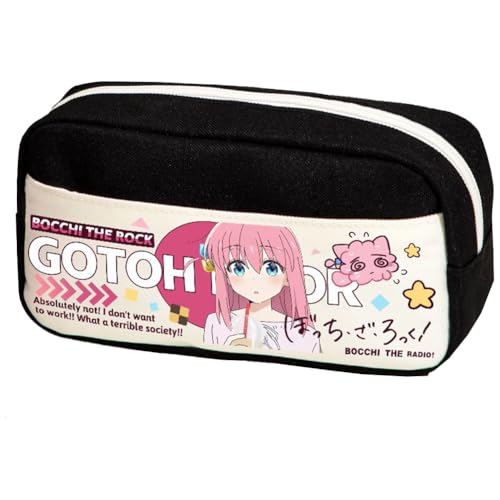 Xinnice Anime Goto Hitori Merch Federmäppchen Kita Ikuyo Figur Back to School Anime Pencil Case Federmappe Jungen von Xinnice