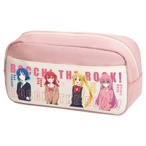 Xinnice Anime Goto Hitori Merch Federmäppchen Kita Ikuyo Figur Back to School Anime Pencil Case Federmappe Jungen von Xinnice
