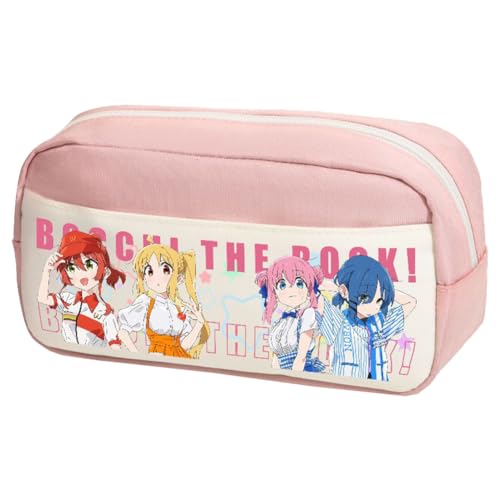 Xinnice Anime Goto Hitori Merch Federmäppchen Kita Ikuyo Figur Back to School Anime Pencil Case Federmappe Jungen von Xinnice