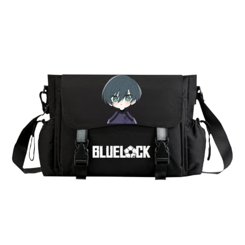 Xinnice Anime umhängetasche Rin Itoshi Tasche Canvas Crossbody Tasche Isagi Yoichi Handtasche Schultasche Unsex Causal Reisetasche von Xinnice