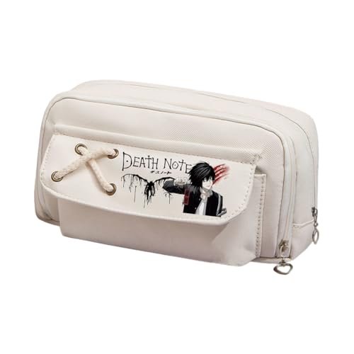 Xinnice Light Yagami Federmäppchen Misa Amane Anime Pencil Case Saitama Merch Federmappe Mädchen Anime Mäppchen Junge von Xinnice