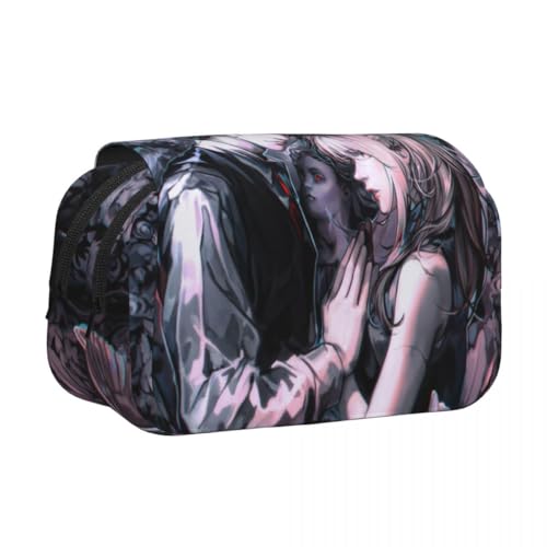 Xinnice Light Yagami Federmäppchen Misa Amane Merch Anime Pencil Case Federmappe Mädchen Anime Mäppchen Junge Federmäppchen Groß von Xinnice
